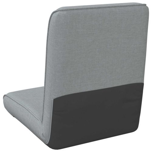 Подово кресло Светлосиво 50 x 73 x 60 см текстил