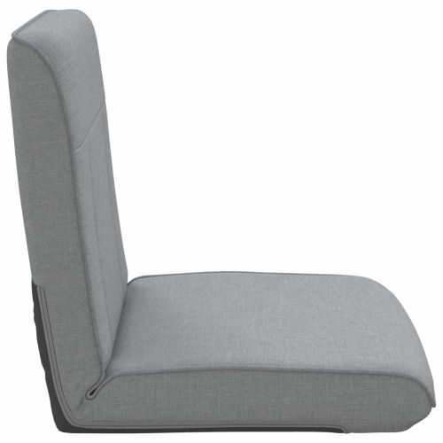 Подово кресло Светлосиво 50 x 73 x 60 см текстил