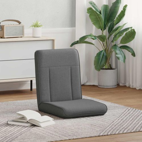 Подово кресло Тъмен сив 50 x 73 x 60 см текстил