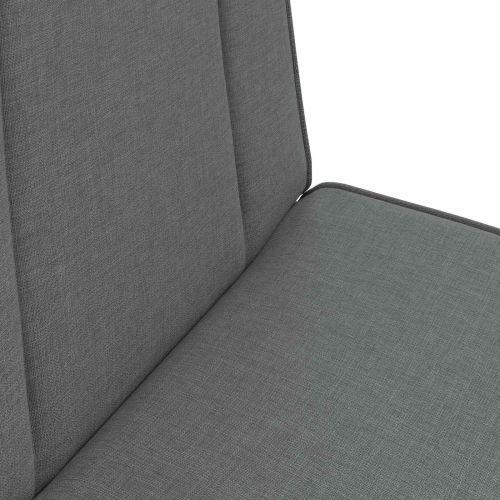 Подово кресло Тъмен сив 50 x 73 x 60 см текстил