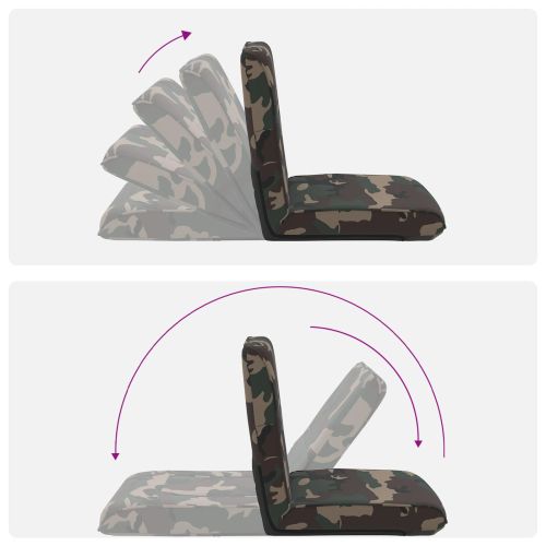 Подово кресло Военнозелено 50 x 73 x 60 см текстил