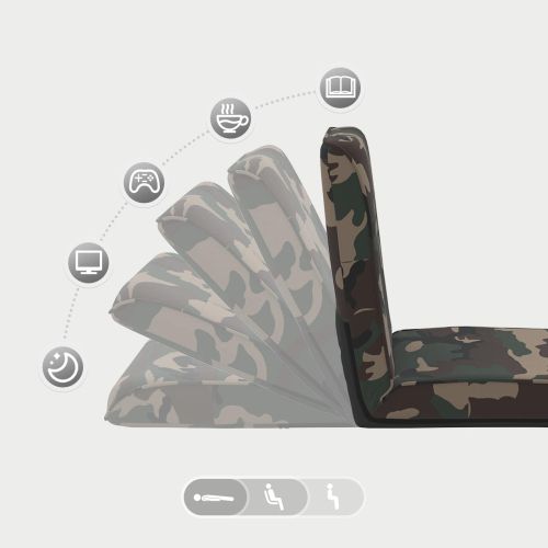 Подово кресло Военнозелено 50 x 73 x 60 см текстил