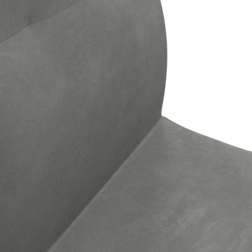 Подово кресло Тъмен сив 46 x 50 x 61 см Кадифе