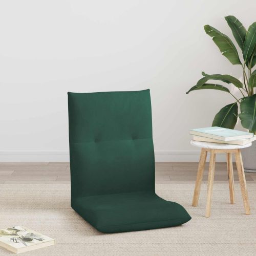 Подово кресло Тъмен зелен 46 x 50 x 61 см Кадифе