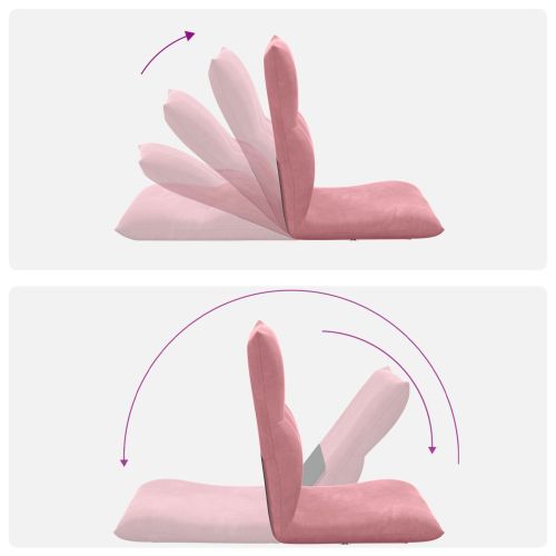 Подово кресло Розово 46 x 50 x 61 см Кадифе