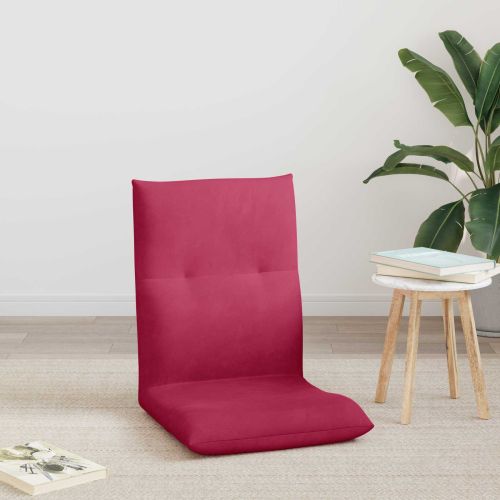 Подово кресло Виненочервен 46 x 50 x 61 см Кадифе