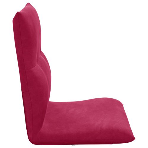 Подово кресло Виненочервен 46 x 50 x 61 см Кадифе