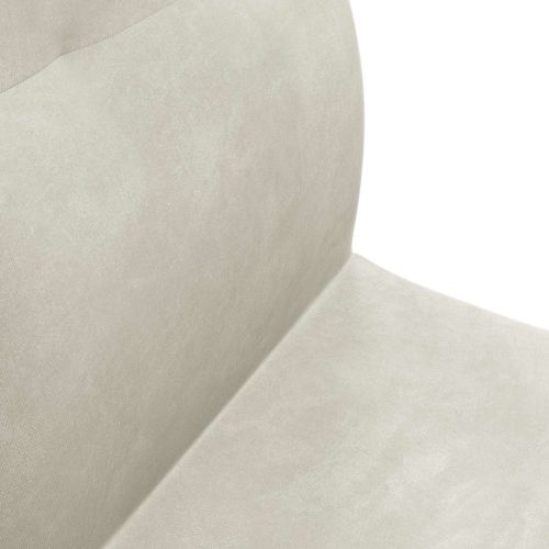 Подово кресло Крем 46 x 50 x 61 см Кадифе