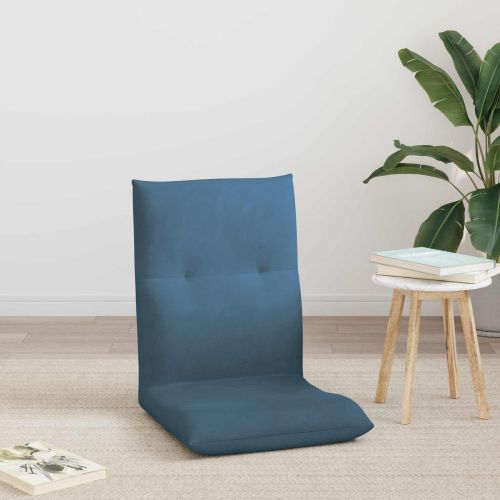 Подово кресло Синьо 46 x 50 x 61 см Кадифе