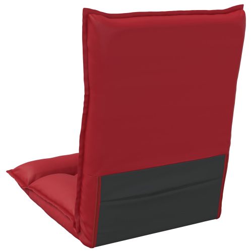Подово кресло Виненочервен 55 x 61 x 70 см Изкуствена