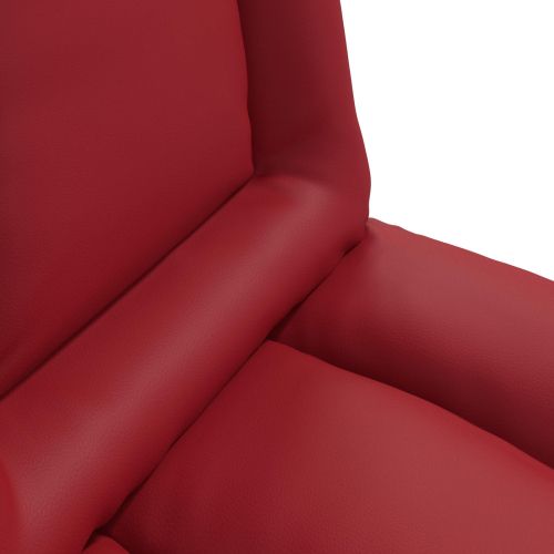 Подово кресло Виненочервен 55 x 61 x 70 см Изкуствена