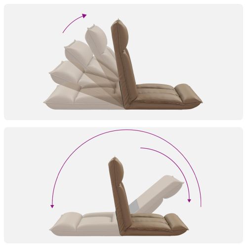 Подово кресло Капучино 55 x 61 x 70 см Изкуствена