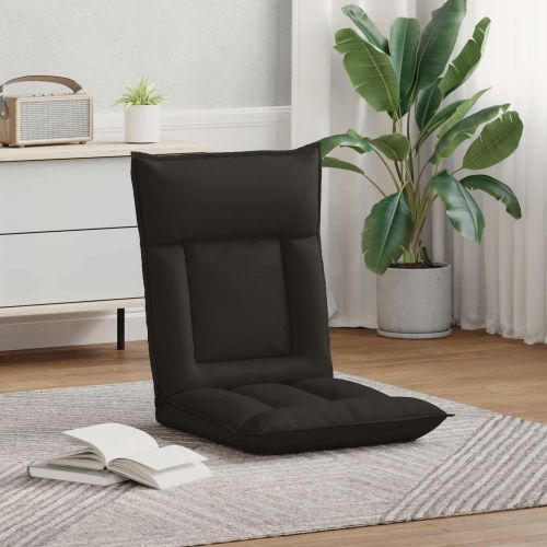 Подово кресло Черен 55 x 61 x 70 см Изкуствена