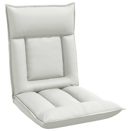 Подово кресло Бял 55 x 61 x 70 см Изкуствена