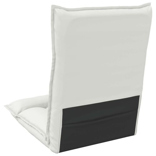 Подово кресло Бял 55 x 61 x 70 см Изкуствена