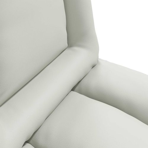 Подово кресло Бял 55 x 61 x 70 см Изкуствена