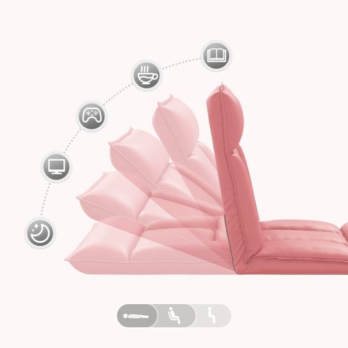 Подово кресло Розово 55 x 61 x 70 см Изкуствена