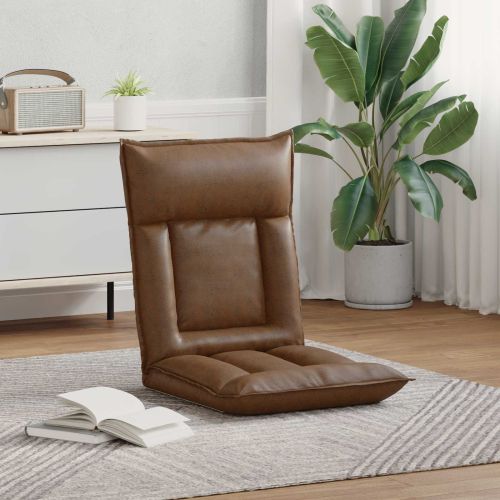 Подово кресло Кафяво 55 x 61 x 70 см текстил