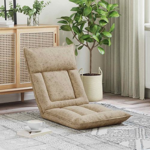 Подово кресло Светлосиво 55 x 61 x 70 см текстил