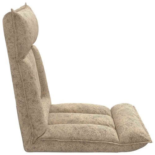 Подово кресло Светлосиво 55 x 61 x 70 см текстил