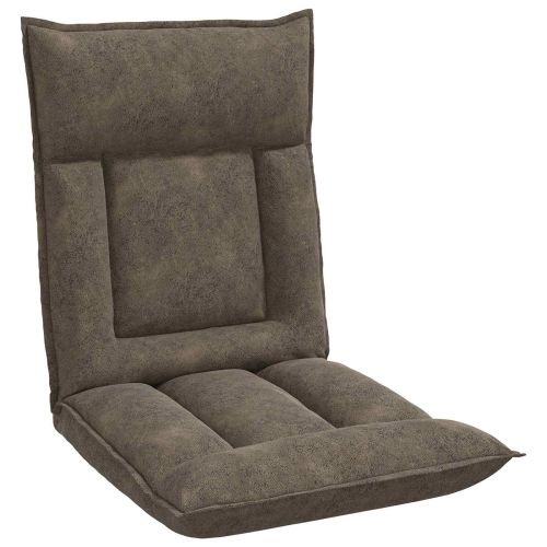 Подово кресло Тъмен сив 55 x 61 x 70 см текстил