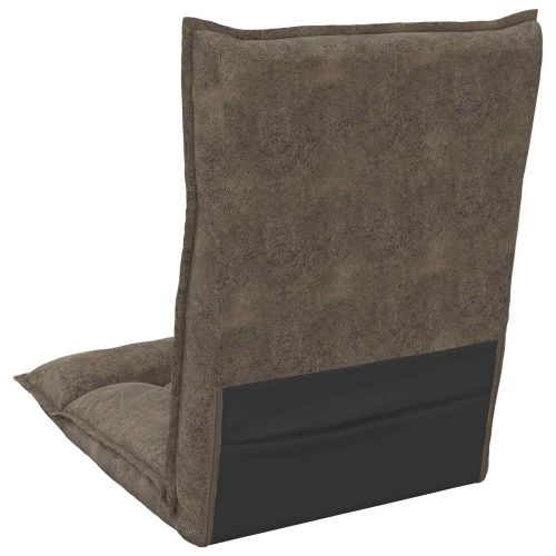 Подово кресло Тъмен сив 55 x 61 x 70 см текстил
