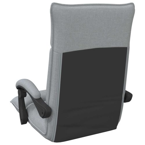 Подово кресло Светлосиво 66 x 66 x 80 см текстил