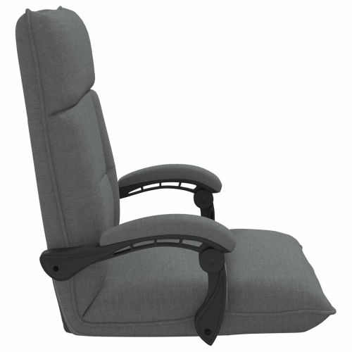 Подово кресло Тъмен сив 66 x 66 x 80 см текстил