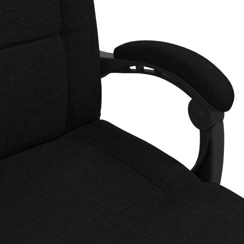 Подово кресло Черен 66 x 66 x 80 см текстил