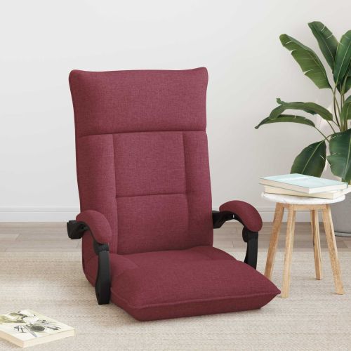 Подово кресло Виненочервен 66 x 66 x 80 см текстил