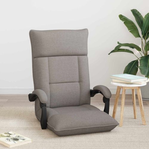 Подово кресло Таупе 66 x 66 x 80 см текстил