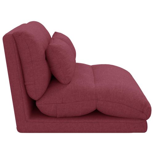 Подово кресло Виненочервен 110 x 82 x 55 см текстил