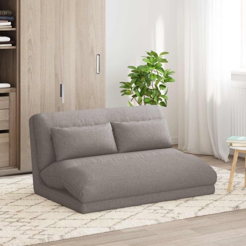 Подово кресло Таупе 110 x 82 x 55 см текстил