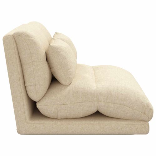 Подово кресло Крем 110 x 82 x 55 см текстил