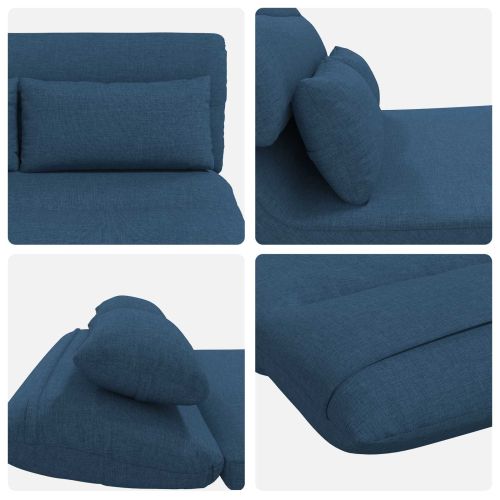 Подово кресло Синьо 110 x 82 x 55 см текстил