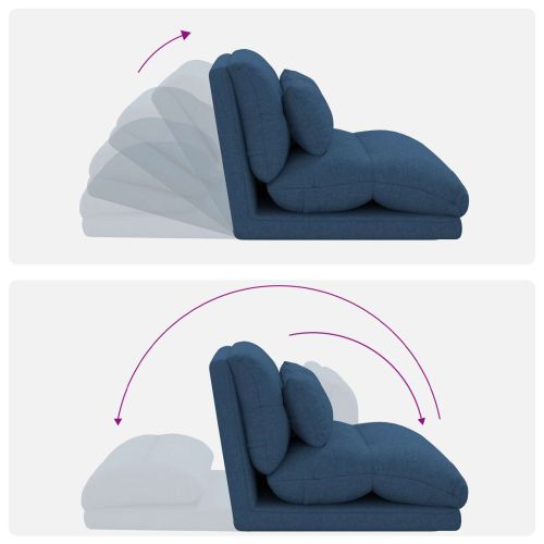 Подово кресло Синьо 110 x 82 x 55 см текстил