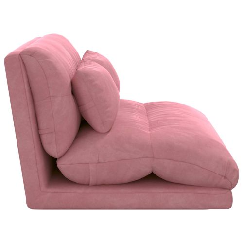 Подово кресло Розово 110 x 82 x 55 см Кадифе