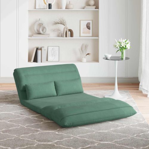 Подово кресло Морско зелено 110 x 82 x 55 см Кадифе