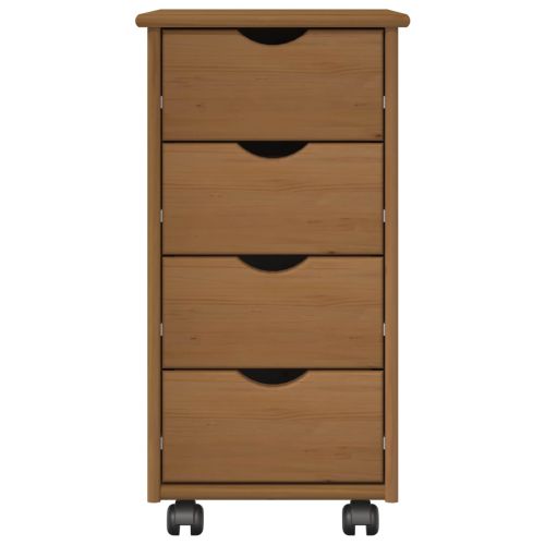 Плъзгащ кабинет Меден кафяв 34 x 39 x 65,5 cm Солиден бор