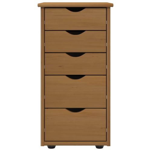 За шкафове Меден кафяв 34 x 39 x 61,5 см Солиден бор