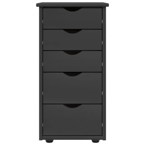 За шкафове Сив 34 x 39 x 61,5 см Солиден бор