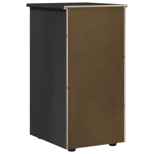 За шкафове Черно 34 x 39 x 61,5 см Солиден бор