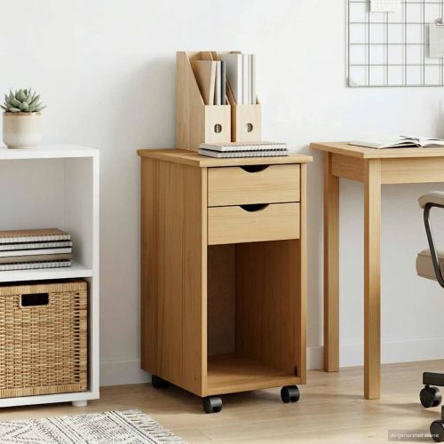 Плъзгащ кабинет Кехлибарен 34 x 39 x 65,5 cm Масивна боровина