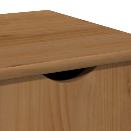 Плъзгащ кабинет Меден кафяв 34 x 39 x 65,5 cm Солиден бор