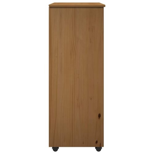 Плъзгащ кабинет Меден кафяв 53 x 39 x 103 cm Солиден бор