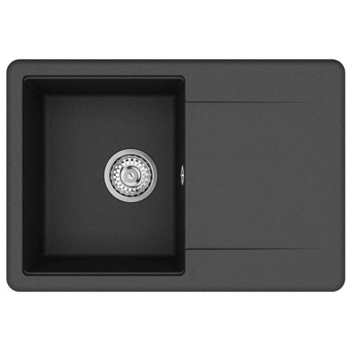 Мивка Черно 670 x 460 мм Гранит