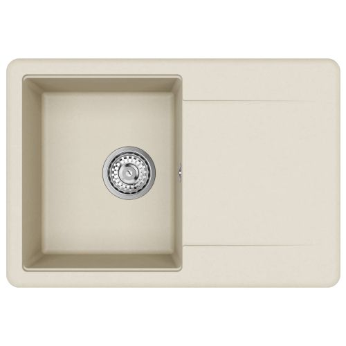 Мивка Бежово 670 x 460 мм 80% Кварц и 20% Смола