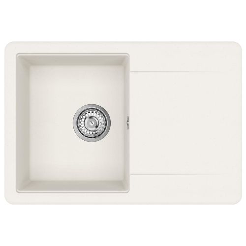 Мивка Бяло 670 x 460 мм 80% Кварц и 20% Смола