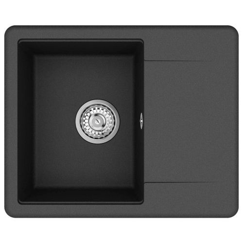 Мивка Черно 560 x 460 мм 80% Кварц и 20% Смола