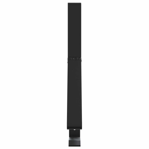 Поддръжка на снегозащита 2 pcs Черно 29,5 x 3 x 34,5 см Стомана